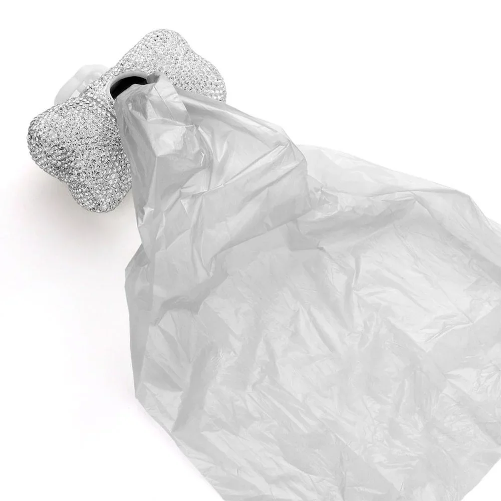 Beautiful Premium Rhinestone Bling Doogie Poop Bag Dispenser, Gift for Dog Lover